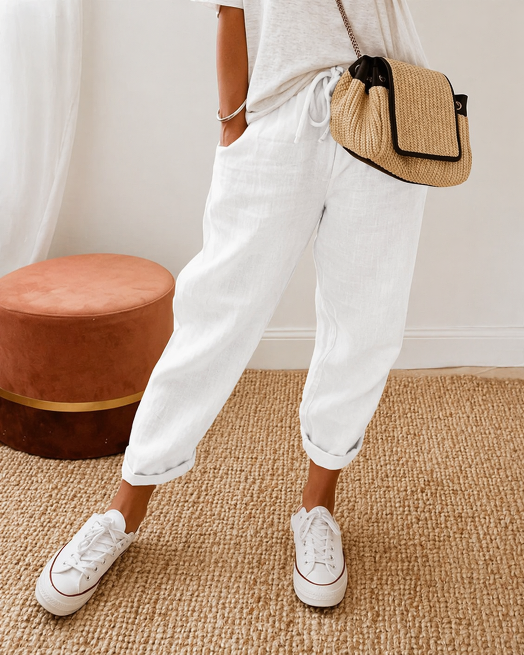 Nora Relaxed Linen Trouser
