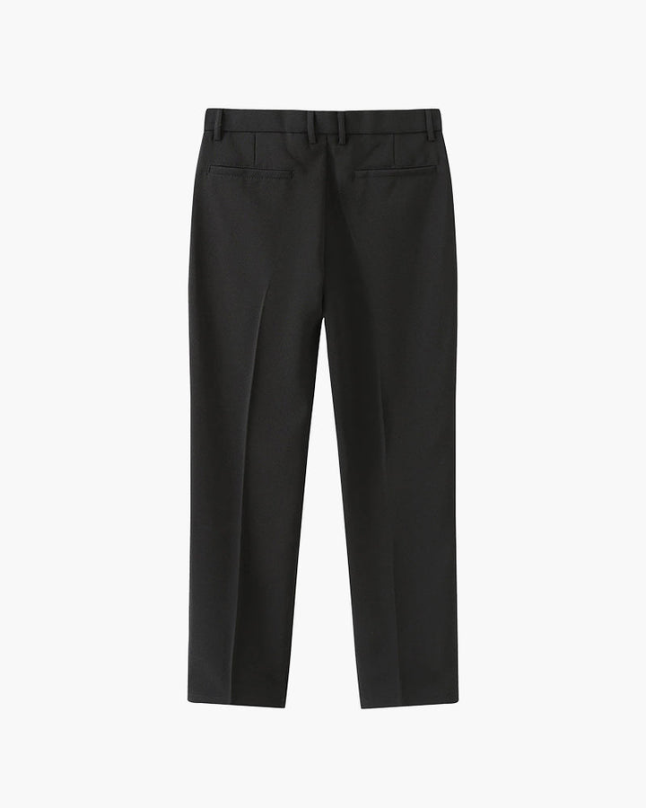 Giovanni Bellucci | Tailored Slim Fit Trousers with Refined Structure For Men