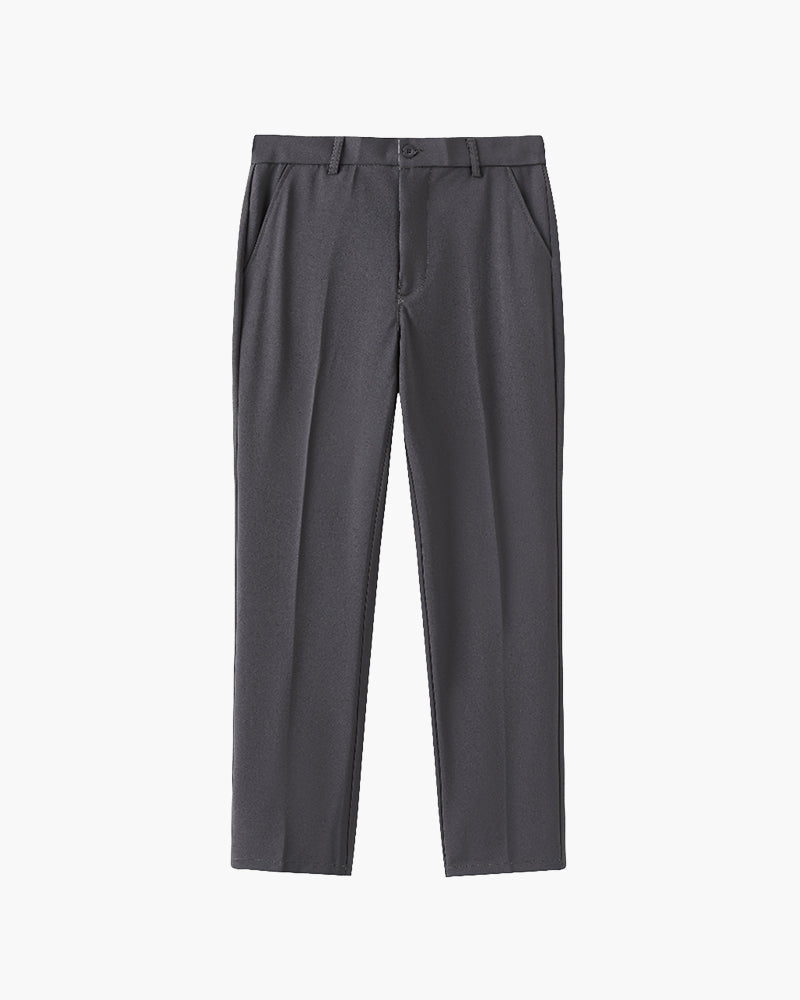 Giovanni Bellucci | Tailored Slim Fit Trousers with Refined Structure For Men