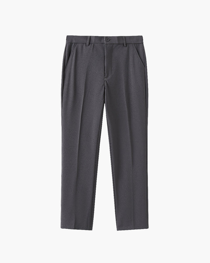 Giovanni Bellucci | Tailored Slim Fit Trousers with Refined Structure For Men