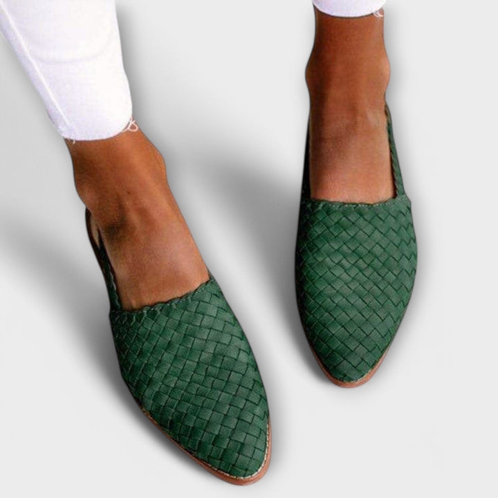 Lila Woven Leather Loafer