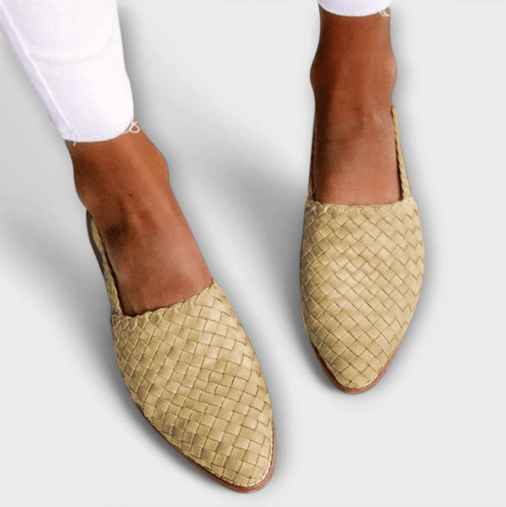 Lila Woven Leather Loafer