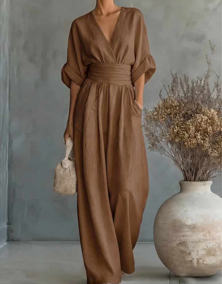 Aurélie Wide-Leg Jumpsuit