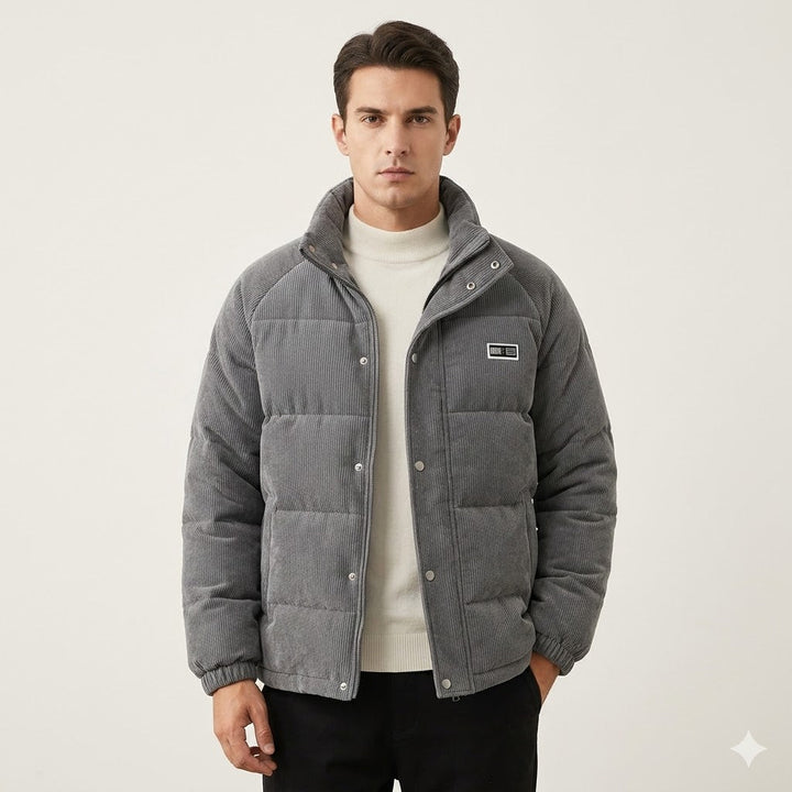 Matteo Sinclair | Corduroy Puffer Jacket For Men