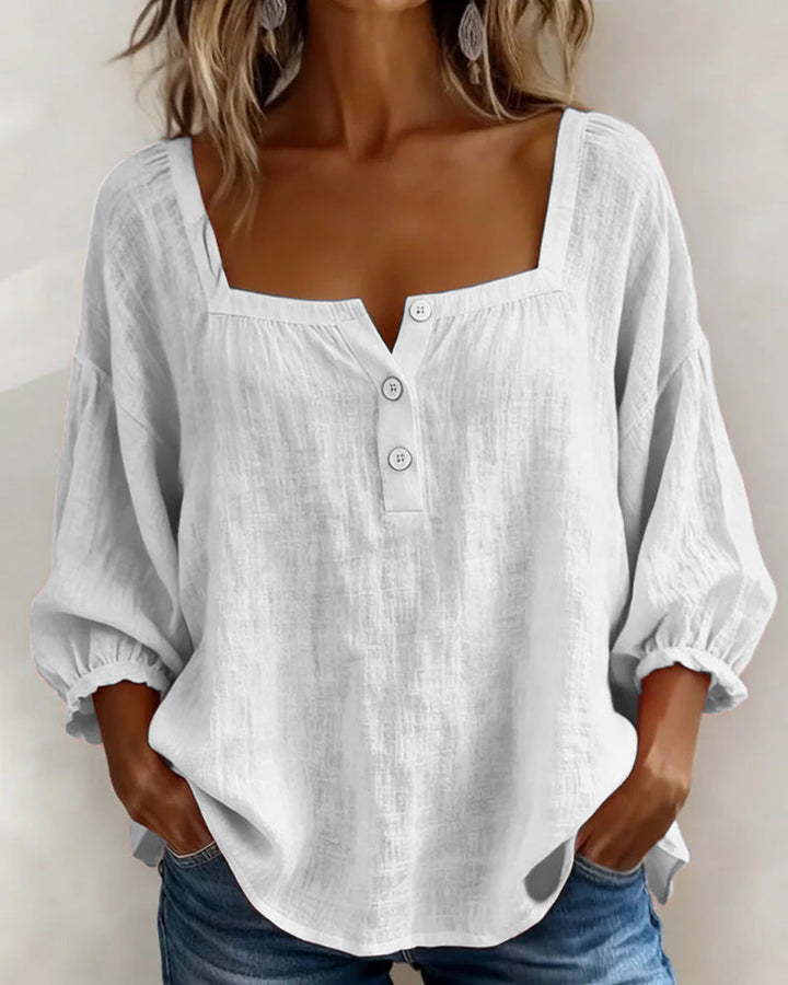 Isla Linen Blouse