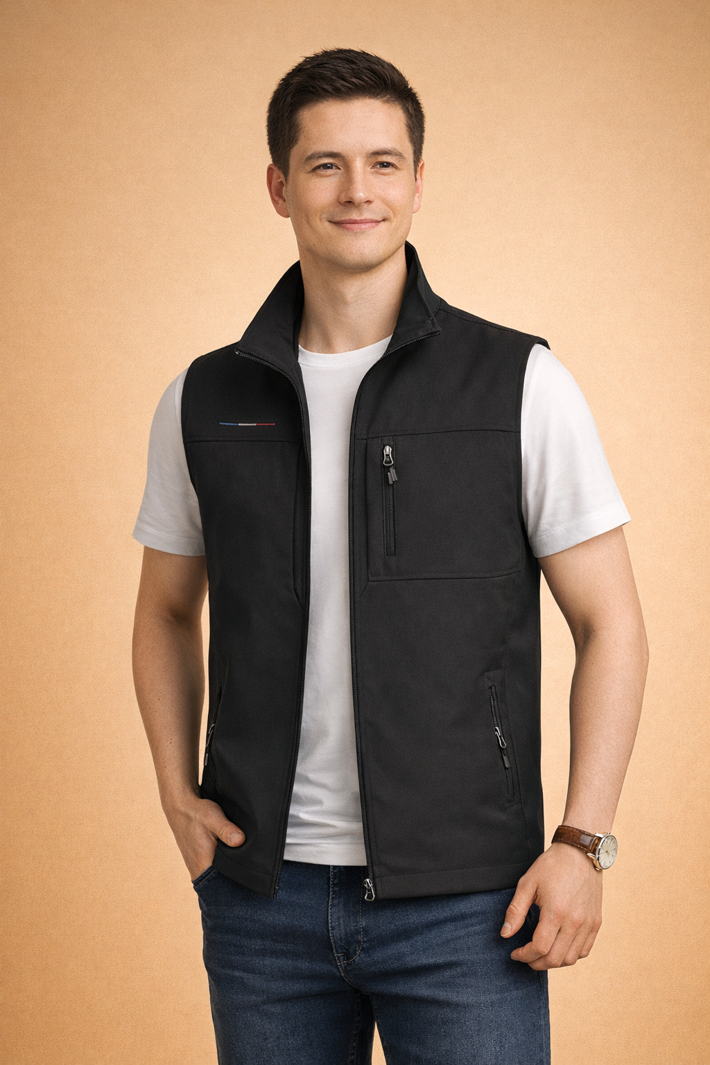 Julien Moreau | Luxury Softshell Bodywarmer For Men