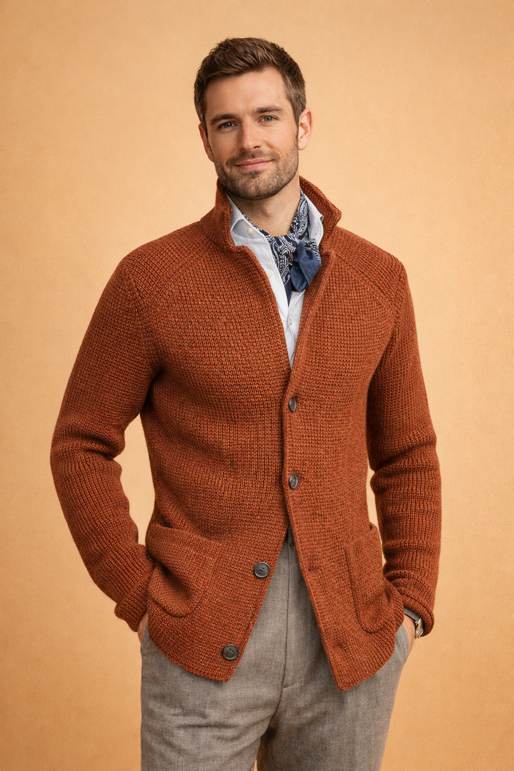 Matteo Ricci | Luxury Knit Cardigan For Men