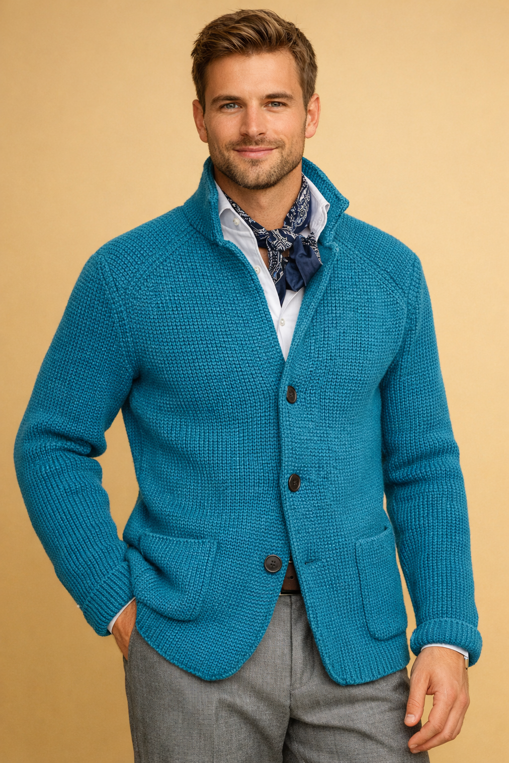 Matteo Ricci | Luxury Knit Cardigan For Men