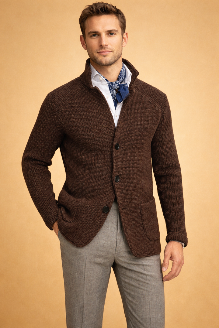 Matteo Ricci | Luxury Knit Cardigan For Men