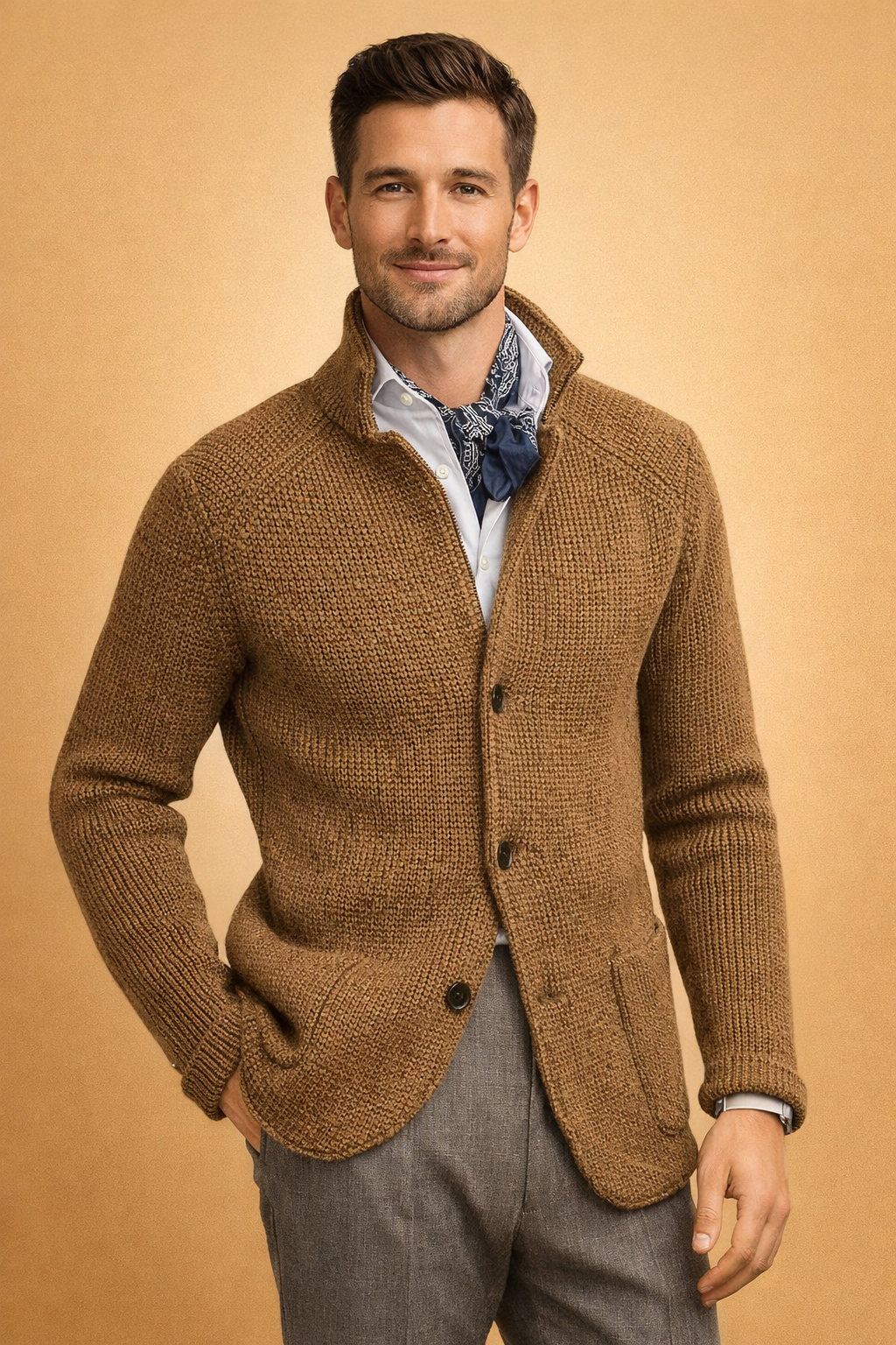 Matteo Ricci | Luxury Knit Cardigan For Men