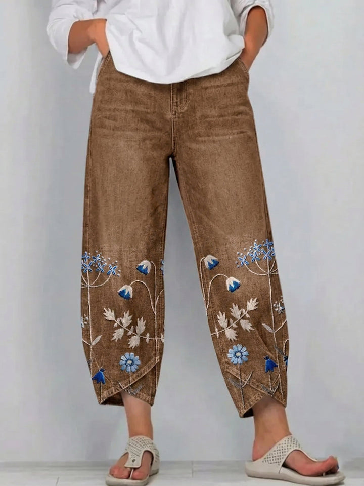 Mirabelle Denim Comfort Trousers