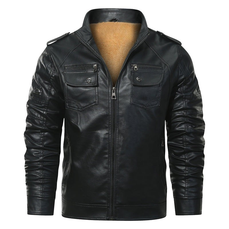 Gabriel Laurent | Premium Sherpa Leather Jacket For Men