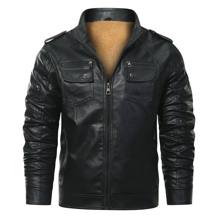 Gabriel Laurent | Premium Sherpa Leather Jacket For Men