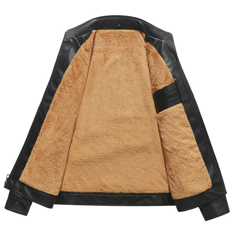 Gabriel Laurent | Premium Sherpa Leather Jacket For Men