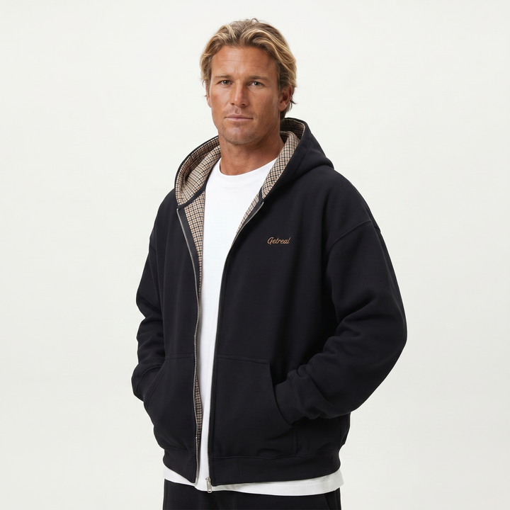 Luca Moretti | Zip Hoodie Jacket For Men