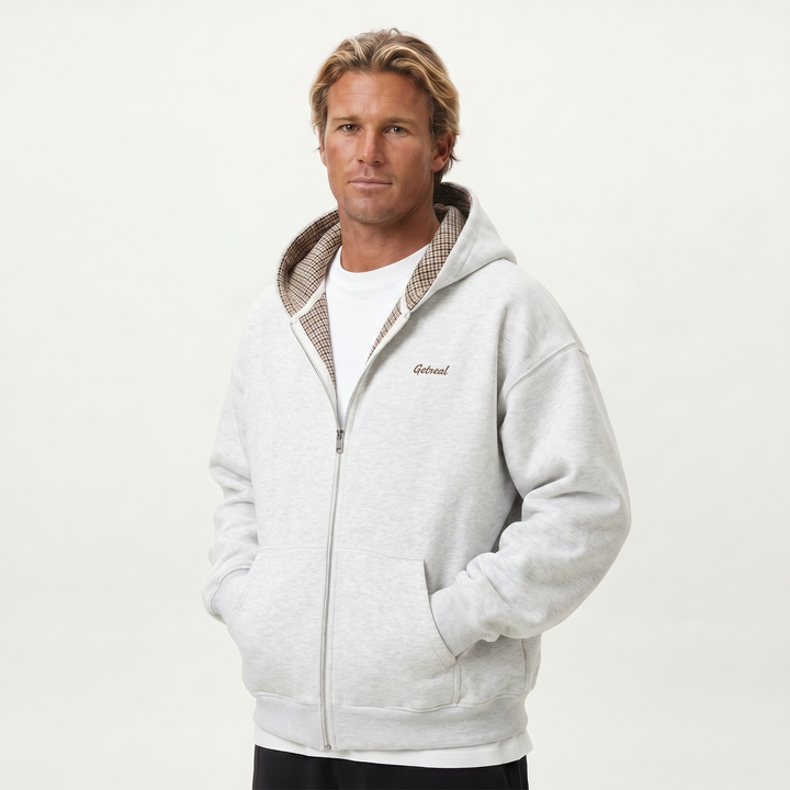 Luca Moretti | Zip Hoodie Jacket For Men