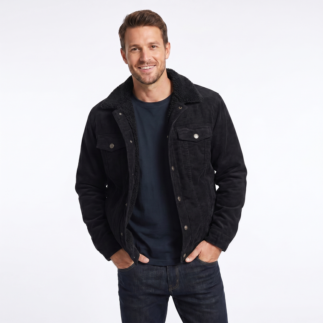 Luca Moretti | Sherpa Corduroy Jacket For Men