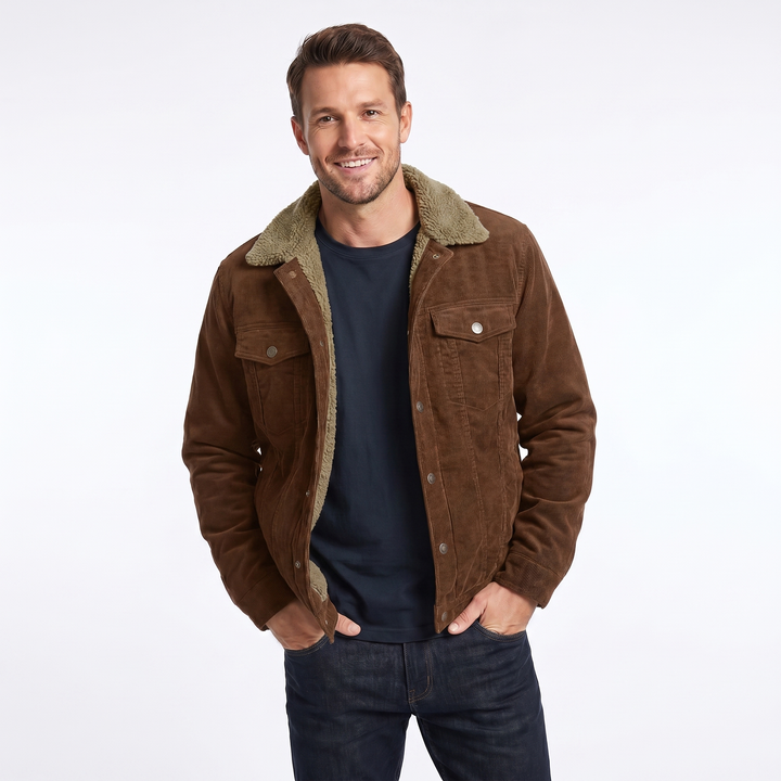 Luca Moretti | Sherpa Corduroy Jacket For Men