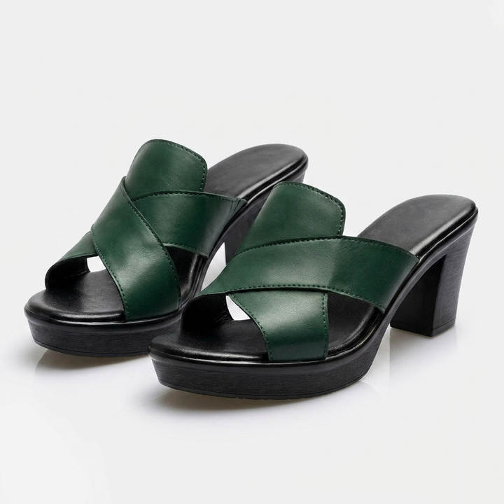 Capri Leather Mule