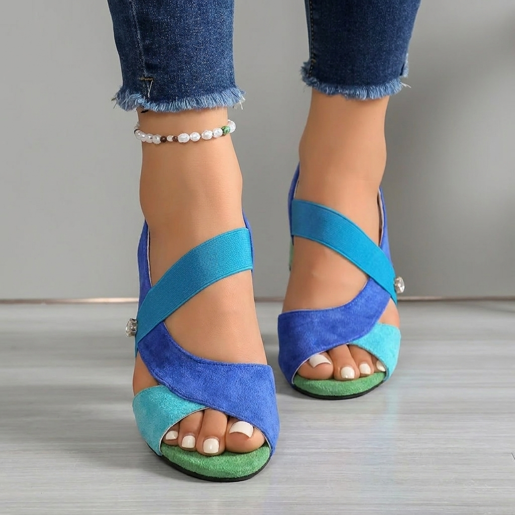 Cassia Block Sandal