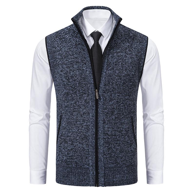 Matteo Sinclair | Knitted Zip Vest For Men