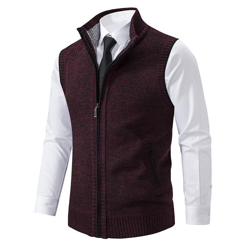 Matteo Sinclair | Knitted Zip Vest For Men