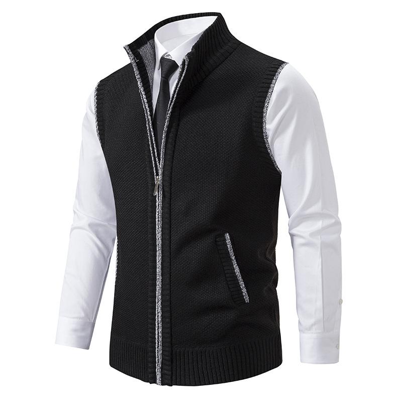 Matteo Sinclair | Knitted Zip Vest For Men