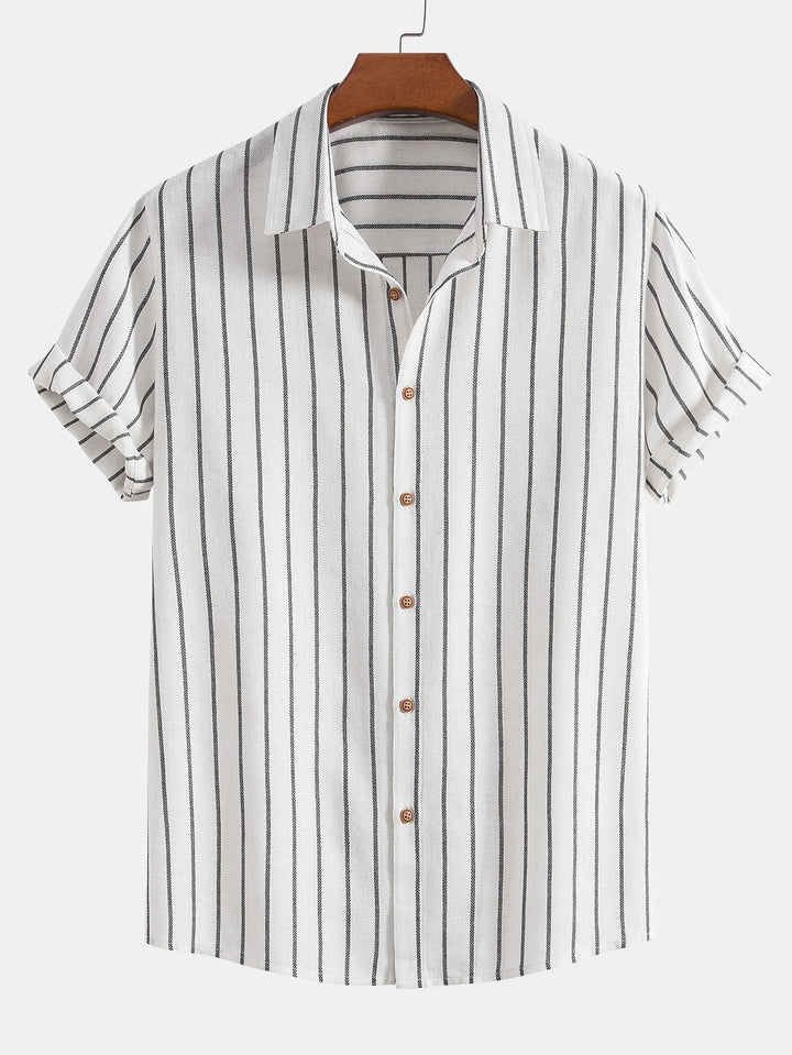 Cotton Brot Strangement Butt Up Shirt