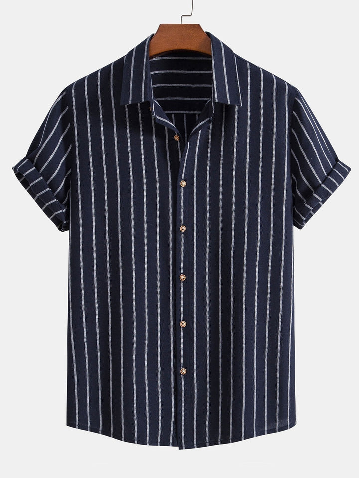 Cotton Brot Strangement Butt Up Shirt