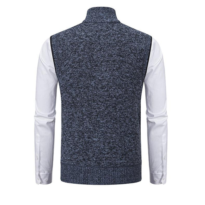 Matteo Sinclair | Knitted Zip Vest For Men