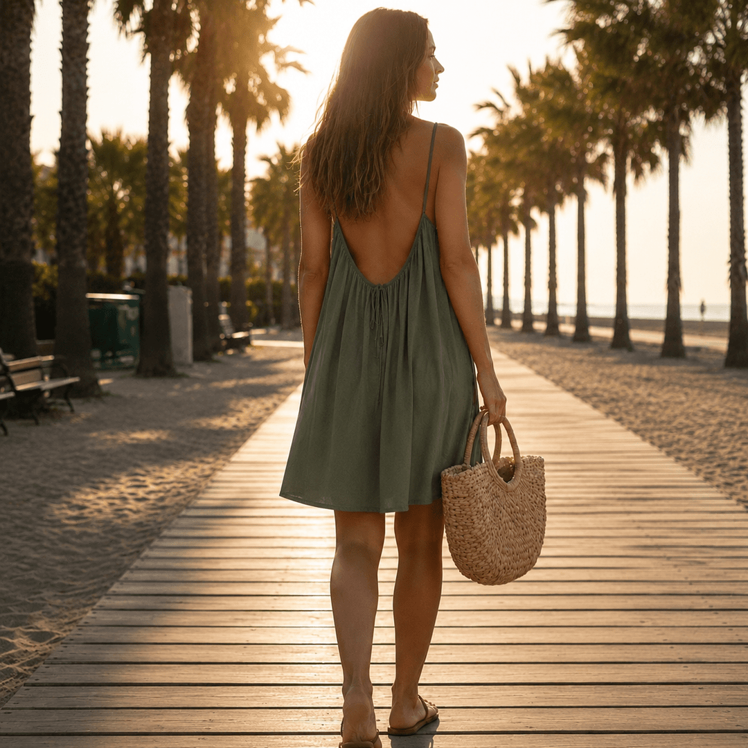 Sundrift Open-Back Dress