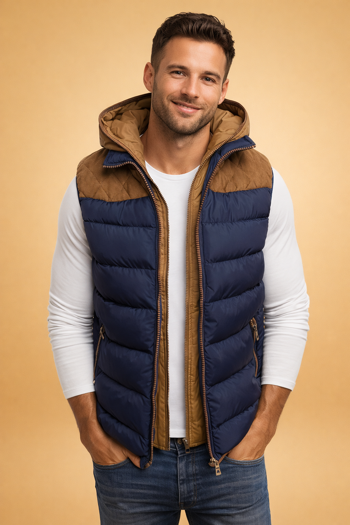 Luca Moretti | Luxury Puffer Vest For Men