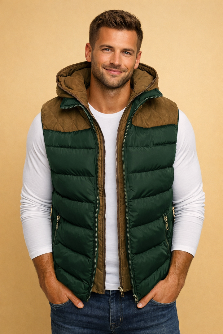 Luca Moretti | Luxury Puffer Vest For Men