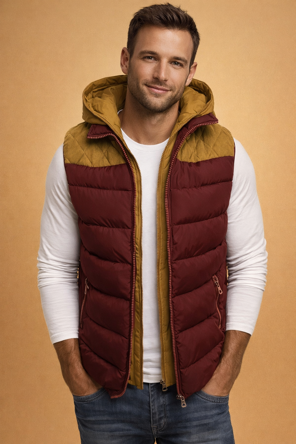 Luca Moretti | Luxury Puffer Vest For Men