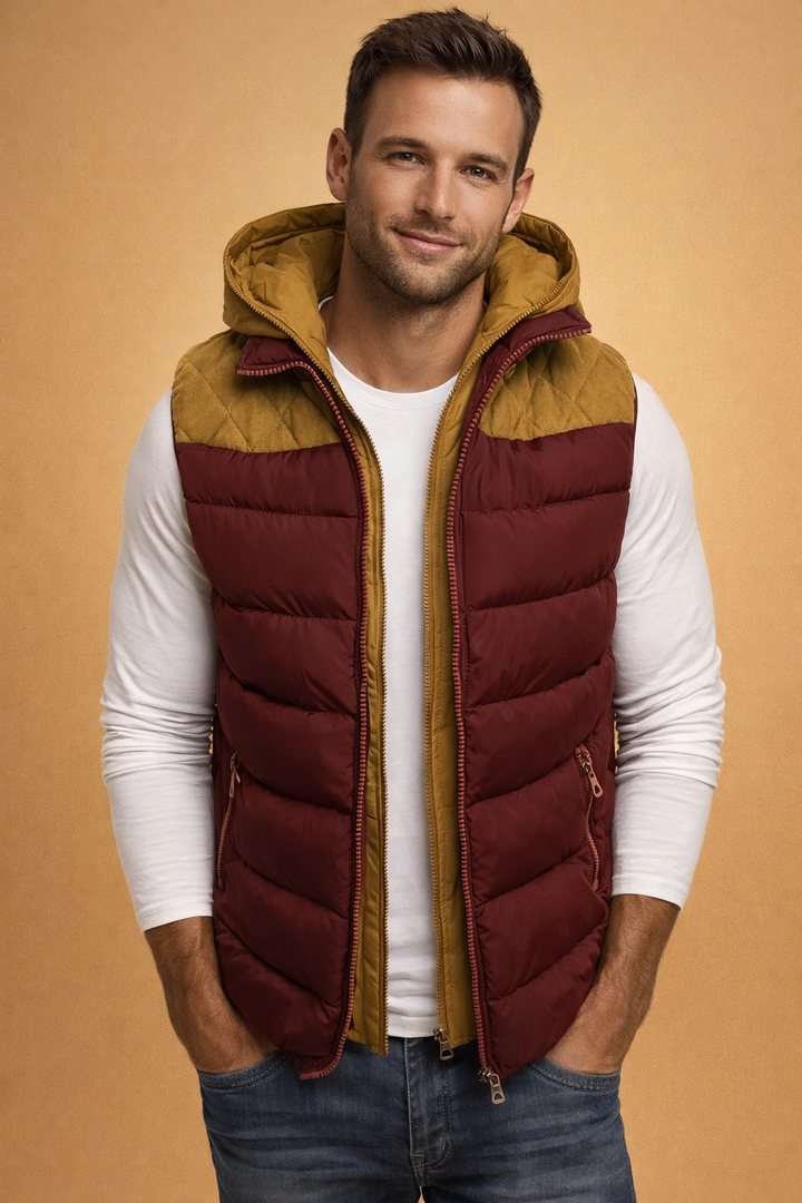 Luca Moretti | Luxury Puffer Vest For Men
