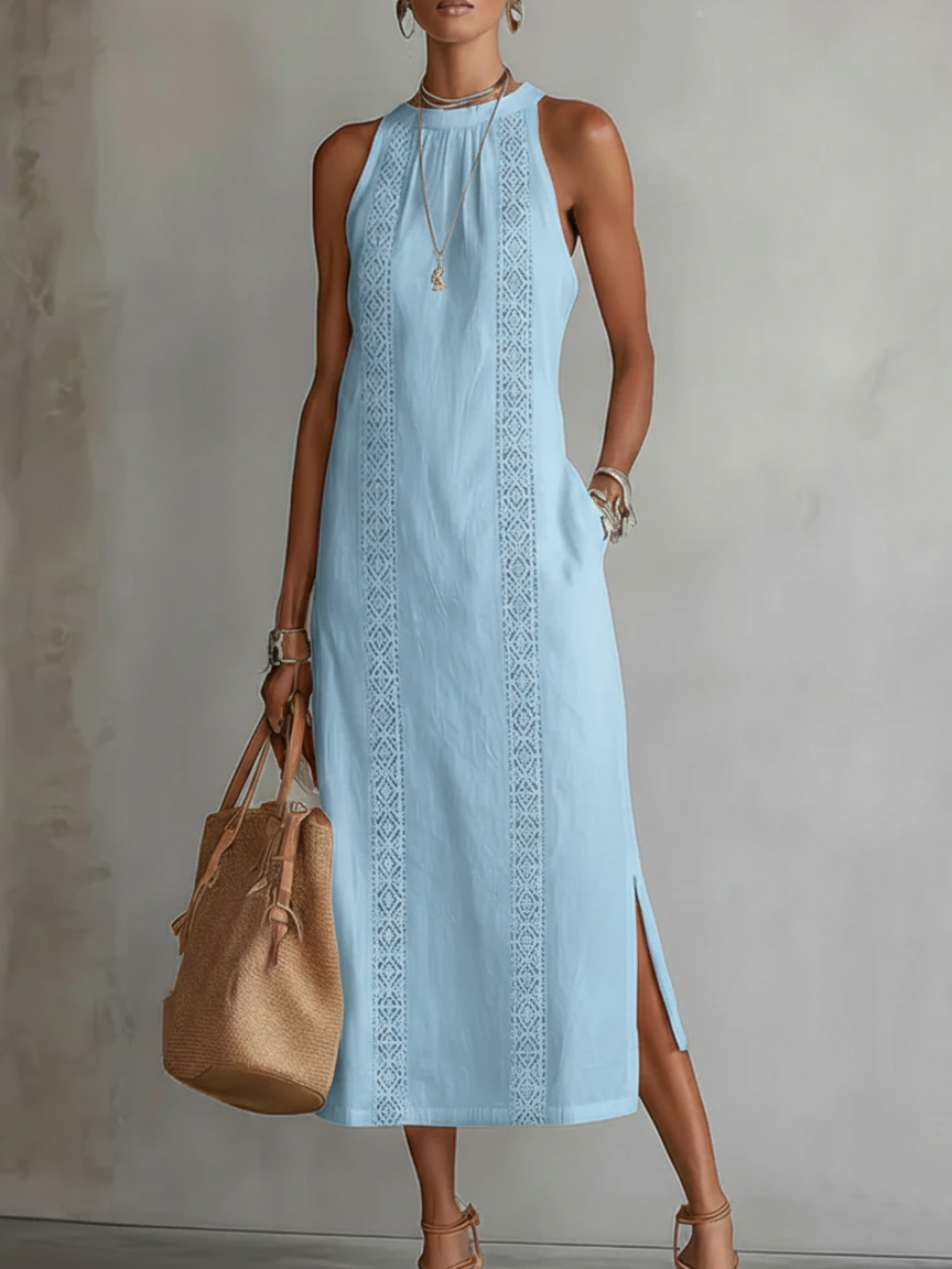 Maïa Linen Midi Dress