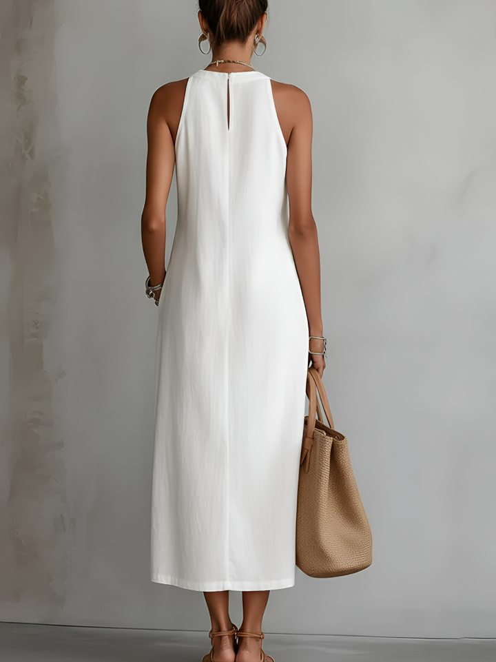Maïa Linen Midi Dress