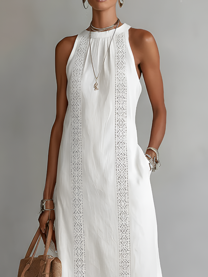 Maïa Linen Midi Dress