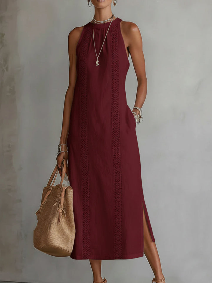 Maïa Linen Midi Dress