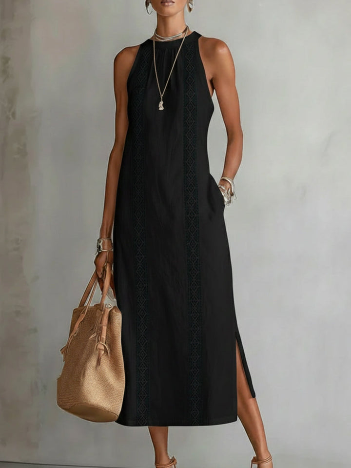 Maïa Linen Midi Dress