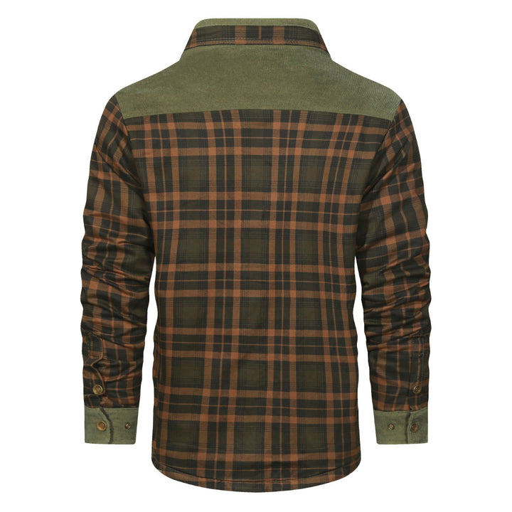 Fletcher Drummond | Sherpa-Lined Plaid Jacket For Men