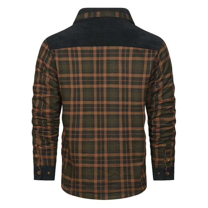 Oliver Beaumont | Sherpa-Lined Plaid Jacket For Men