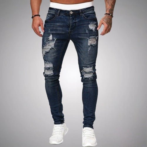Luca Romano | Distressed Skinny Jeans For Men