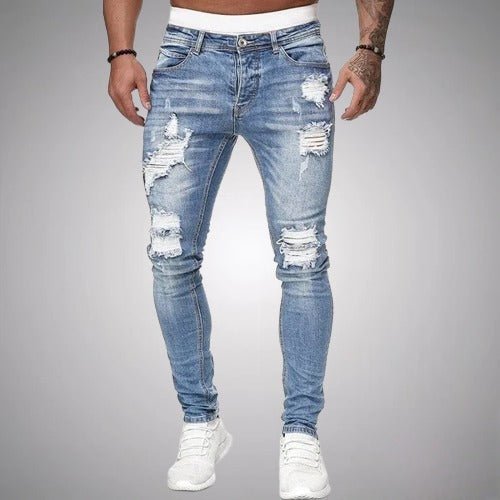 Luca Romano | Distressed Skinny Jeans For Men