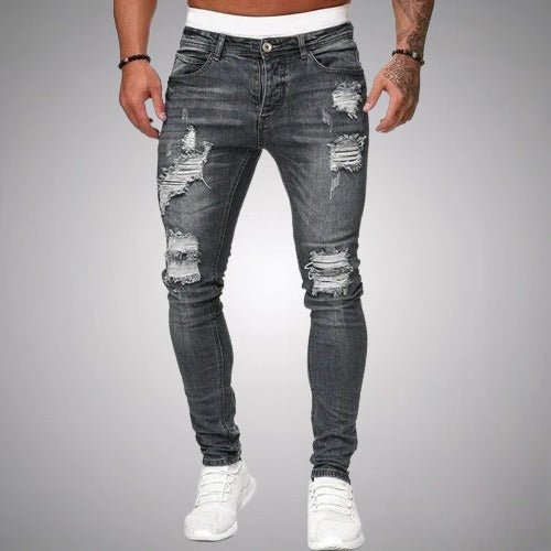 Luca Romano | Distressed Skinny Jeans For Men