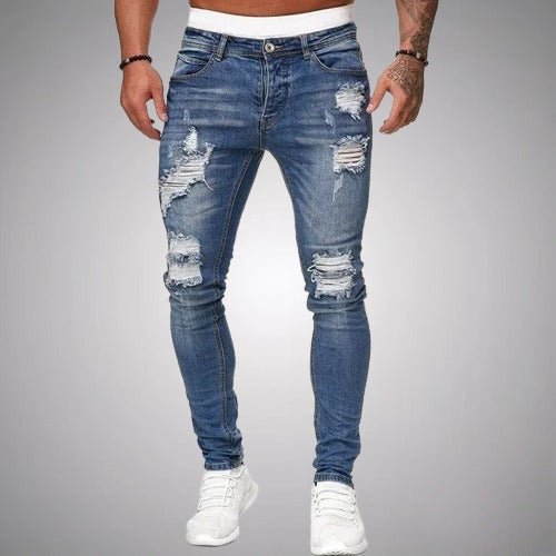 Luca Romano | Distressed Skinny Jeans For Men