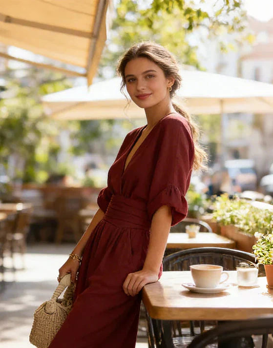 Aurélie Wide-Leg Jumpsuit