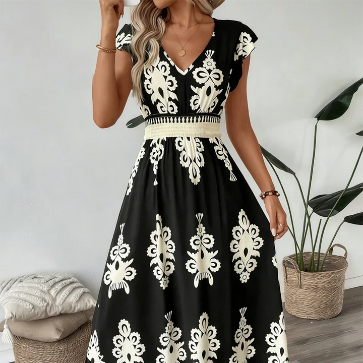 Baroque Maxi Dress
