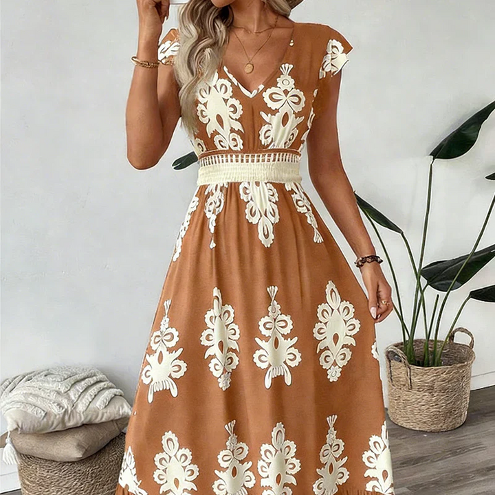 Baroque Maxi Dress