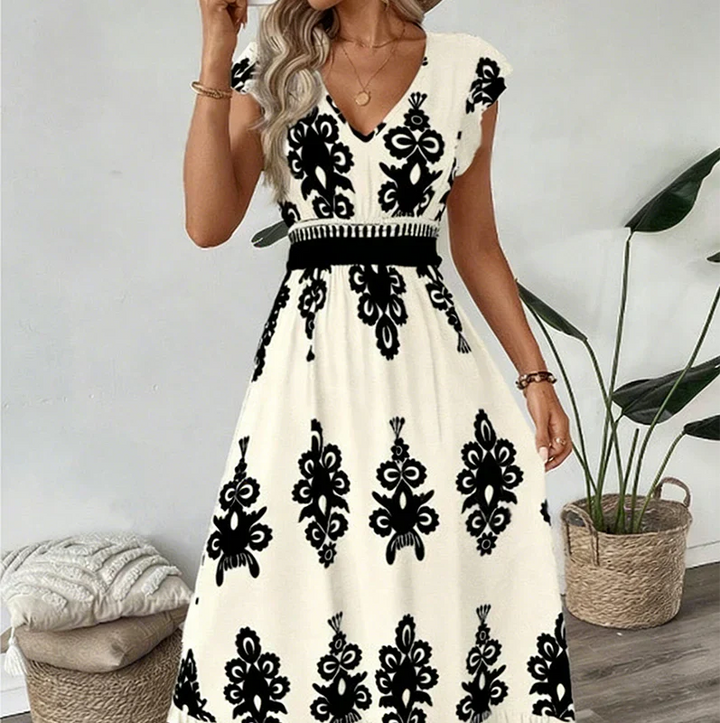 Baroque Maxi Dress